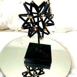 Abstract Star metal sculpture